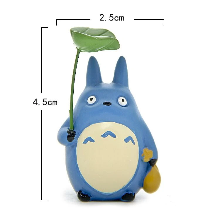 

Anime My Neighbor Blue Totoro Action Toy Figures Toy 4.5*2.5CM