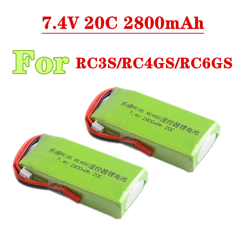 Модернизированная 2S 7,4 V 2800mah 20C Lipo батарея для Radiolink RC3S RC4GS RC6GS передатчик модель самолета дистанционное управление 7,4 V батарея