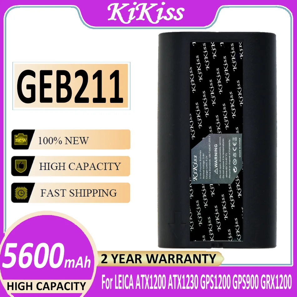 

Original 5600mAh KiKiss Battery For LEICA GEB211 GEB212 ATX1200 ATX1230 GPS1200 GPS900 GRX1200 Bateria