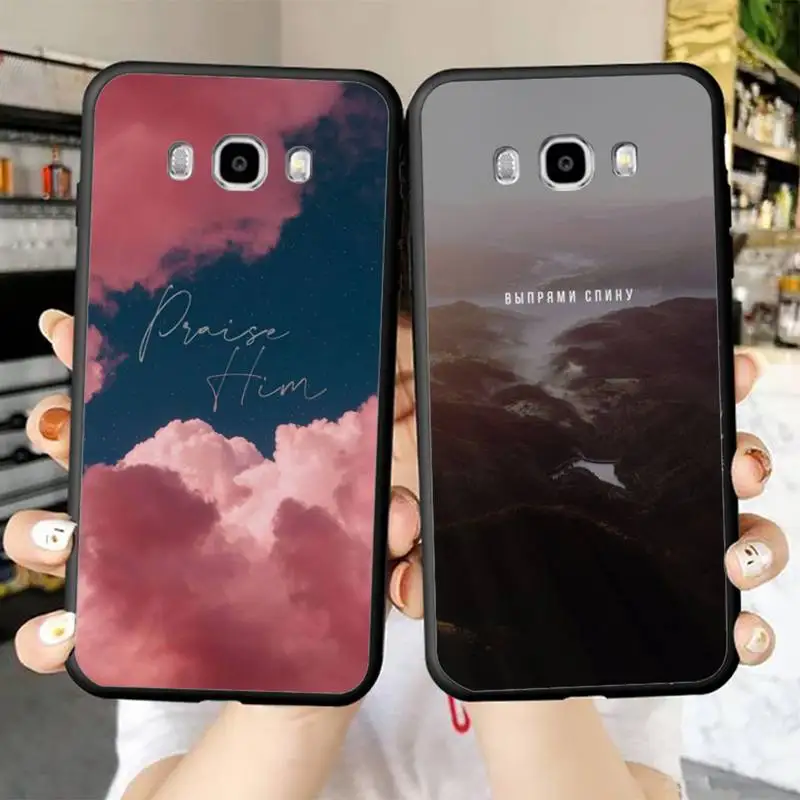 

Russian Quote Slogan Letter Phone Case for Samsung J 2 3 4 5 6 7 8 prime plus 2018 2017 2016 core