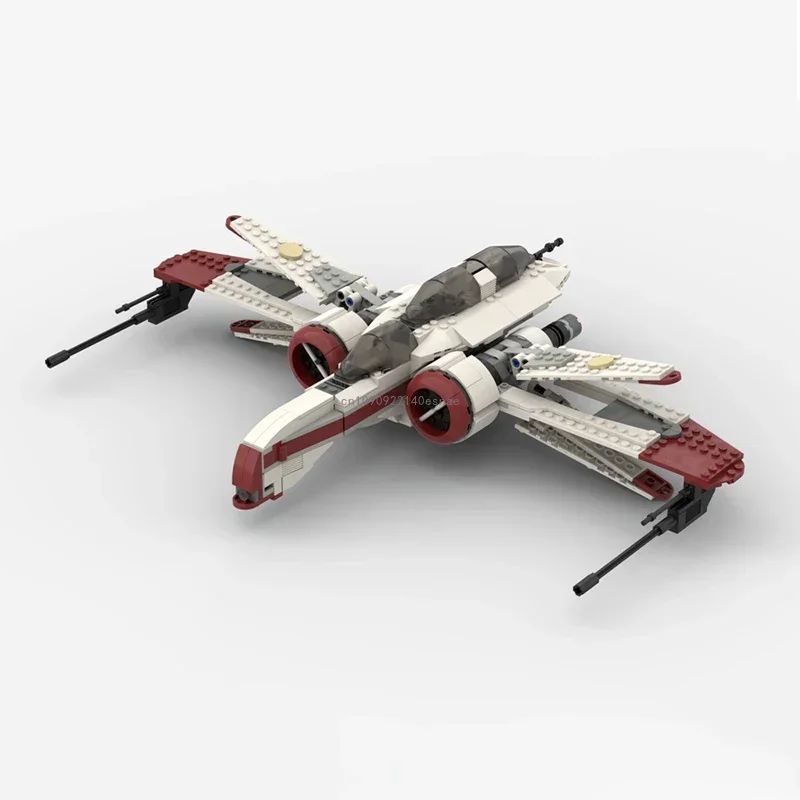 696 шт. MOC 8088 космическая битва Starfighter ARC-170 MOD модель строительные блоки технология