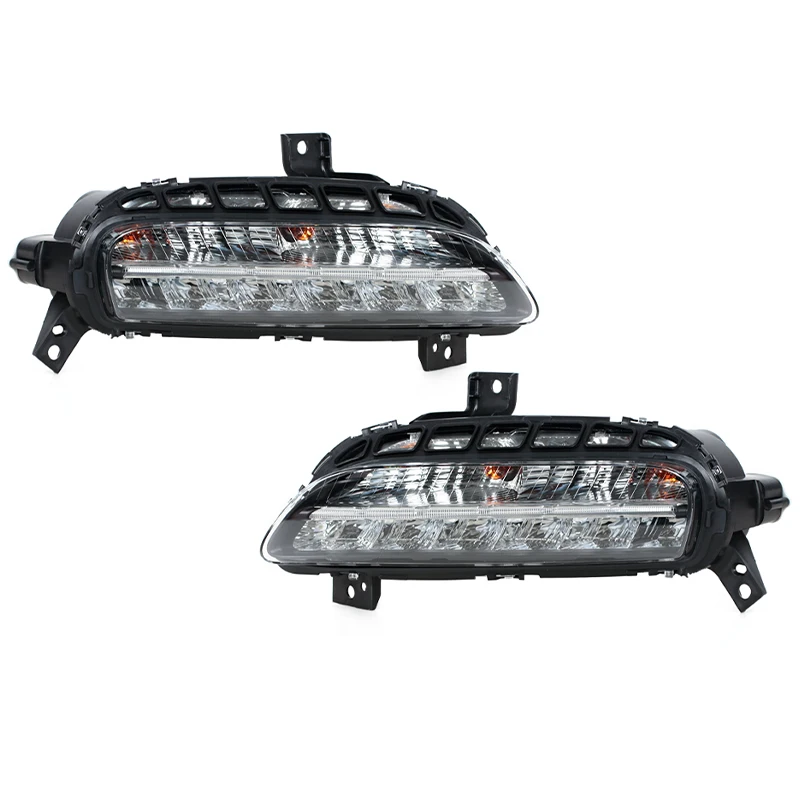 Дневные ходовые огни для Porsche Panamera 2010 2011 2012 2013, противотуманные фары, передний бампер 97063108103 97063108203