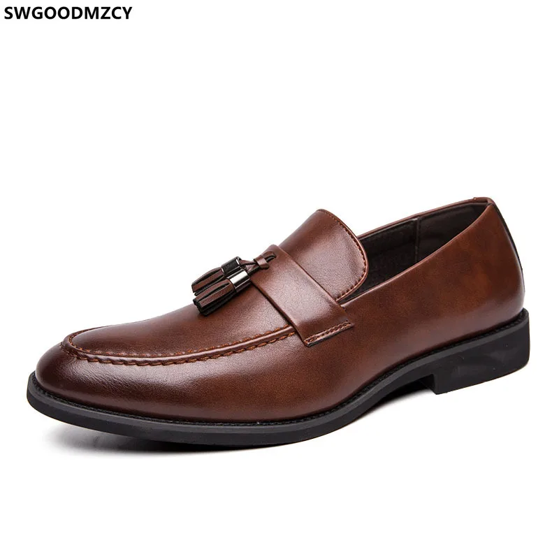 

Formal Shoes for Men SUIT CASUAL SHOE Loafers Men Brown Dress Italian Office 2023 DERBI Slip on Shoes Men Business Suit Coiffeur