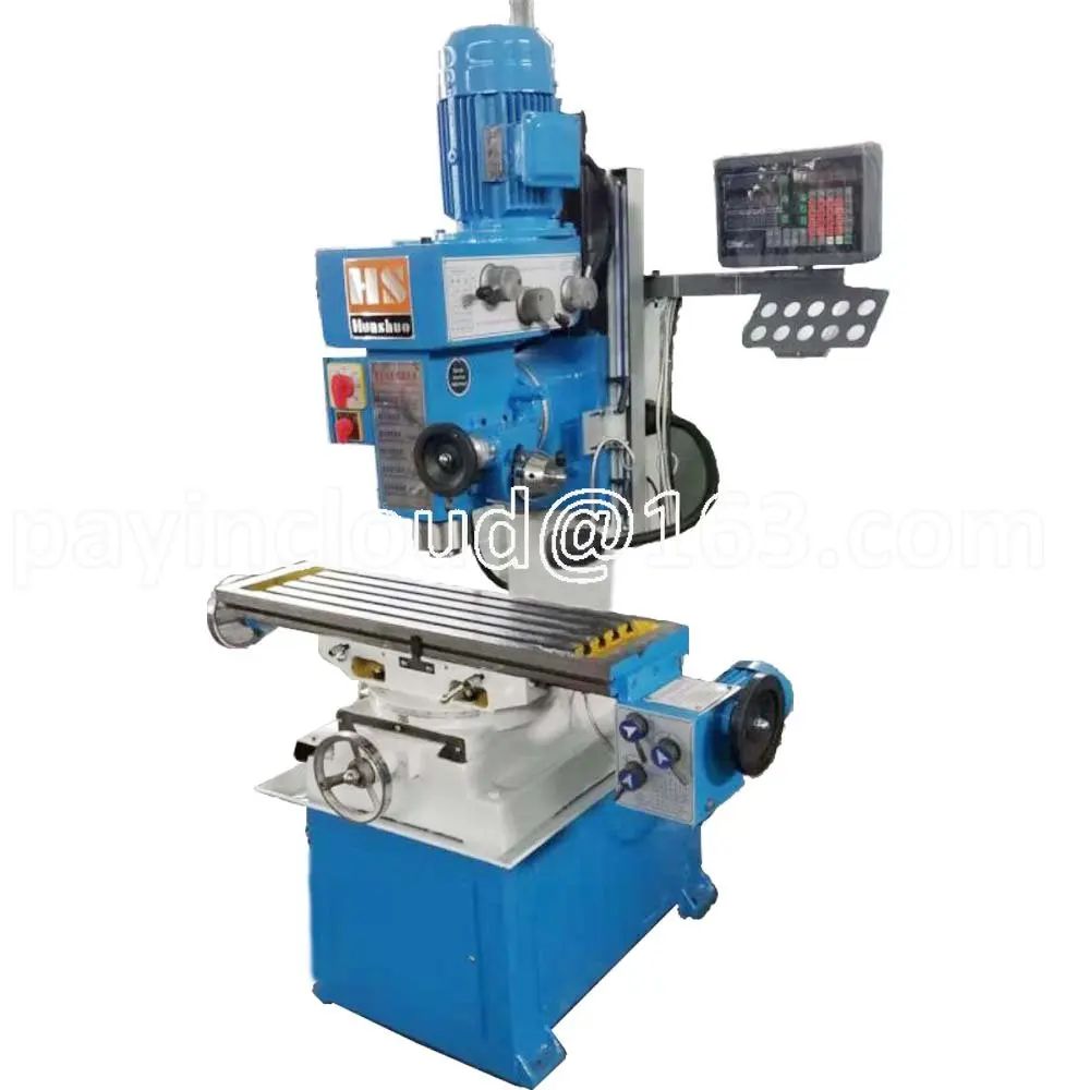 

One Machine with 3 Axis DRO ZX50C Milling Drilling Boring Tapping All In