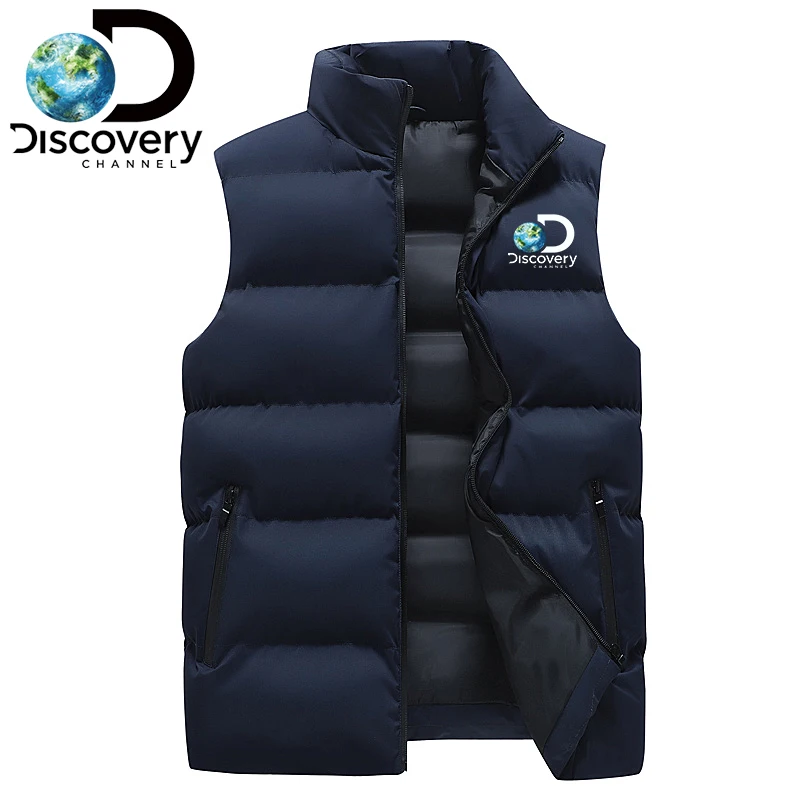

2022 Korean version of all-in-one men's tank top jacket led the trend of sleeveless cotton-padded men's pull jacket windproof ja