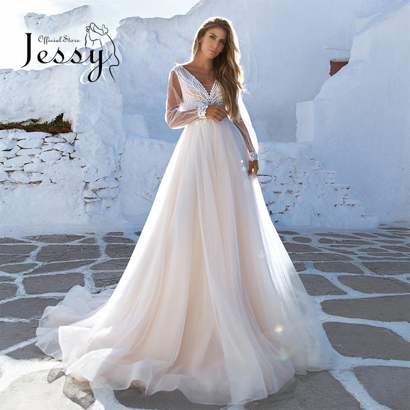 

Luxury Wedding Dresses O Neck Sleeveless Lace Applique Sweetheart Prom Gowns Sexy Backless Court Train vestido de noiva