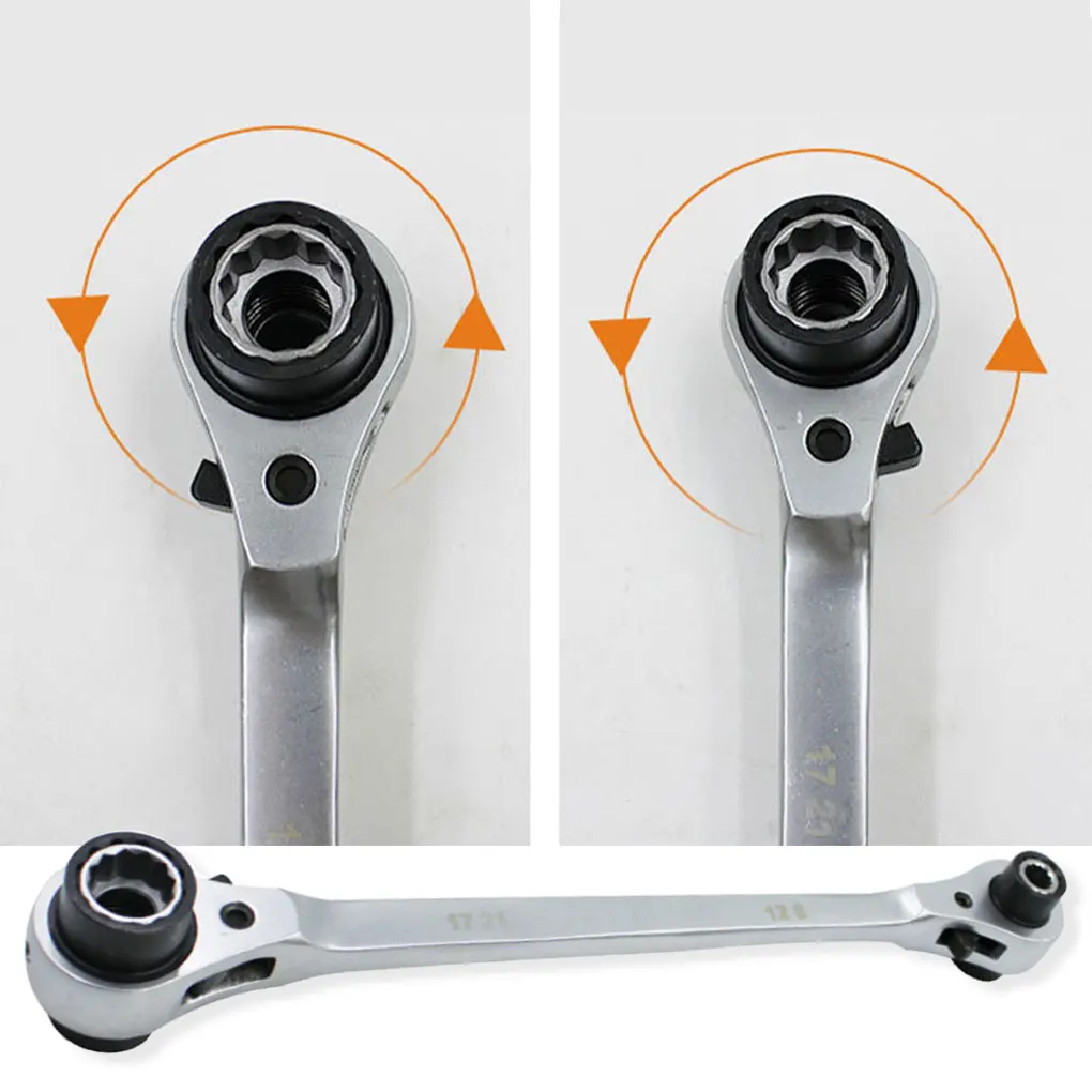 

8 in 1 Wrench Ratchet Wrenches Multifunctional Full-polished Quick-release