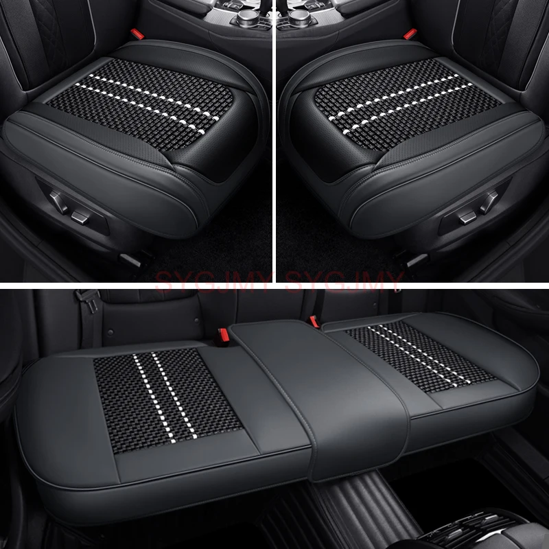 Универсальный Стильный чехол на сиденье автомобиля из ледяного шелка 3D подушка