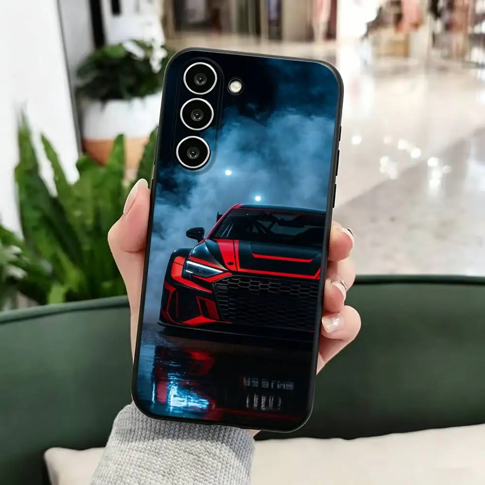 Фото Чехол для телефона Sports Car для Samsung Galaxy A 73,72,51,53,52,71,22,5G,Note,J7,8,9, мягкий черный чехол для телефона №2