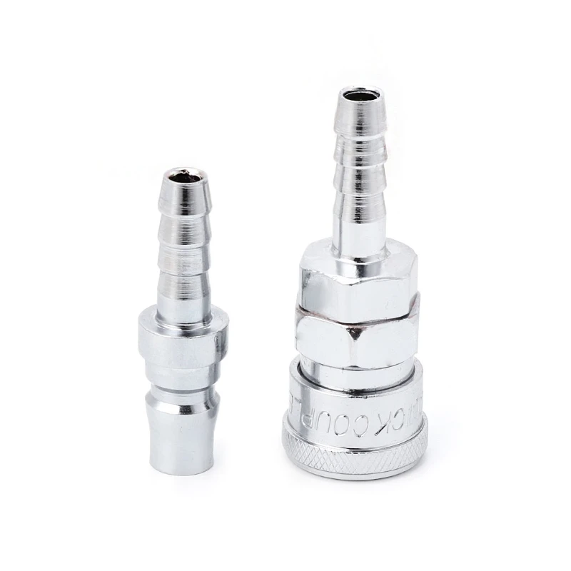 

2 Pcs 8mm Pneumatic Air Line Hose Quick Release Coupler Connectors Compressor DropShip