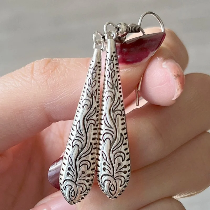 

Женские серьги-подвески из нержавеющей стали, в стиле бохо