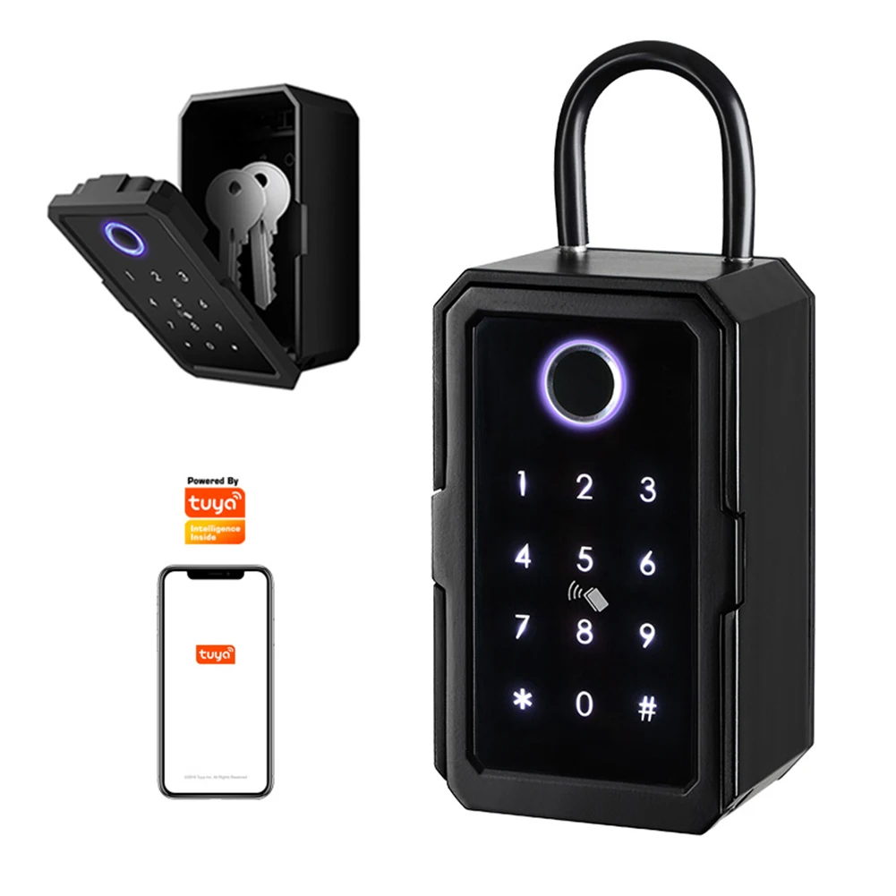 

TUYA/TTLOCK APP Drawer Safety Lock Keyless Smart Padlock Waterproof USB Rechargeable Bluetooth-compatible for Home Dormitory