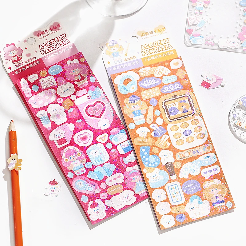 

16packs/LOT fantasy cfollege series cute lovely creative decoration paper stickers