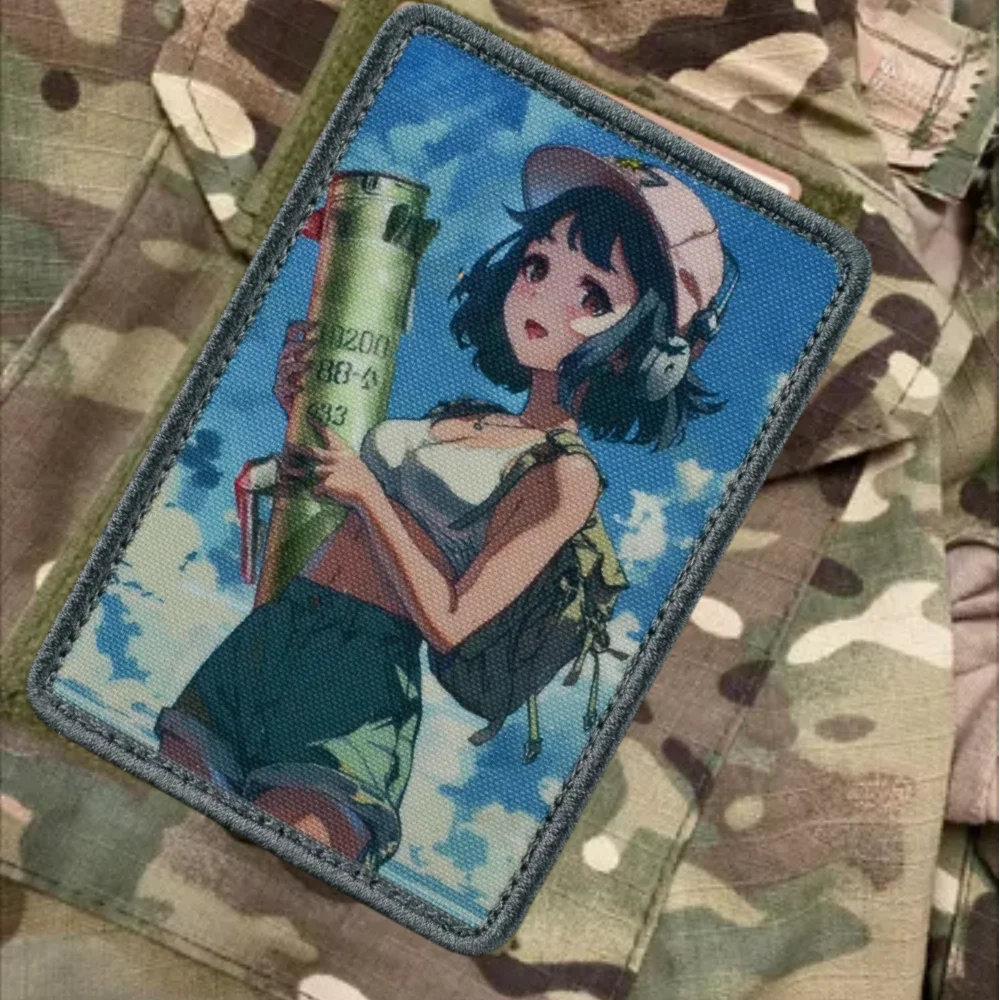 Нашивка шмблби с принтом милые аниме фото и петли нашивки для одежды наклейки на