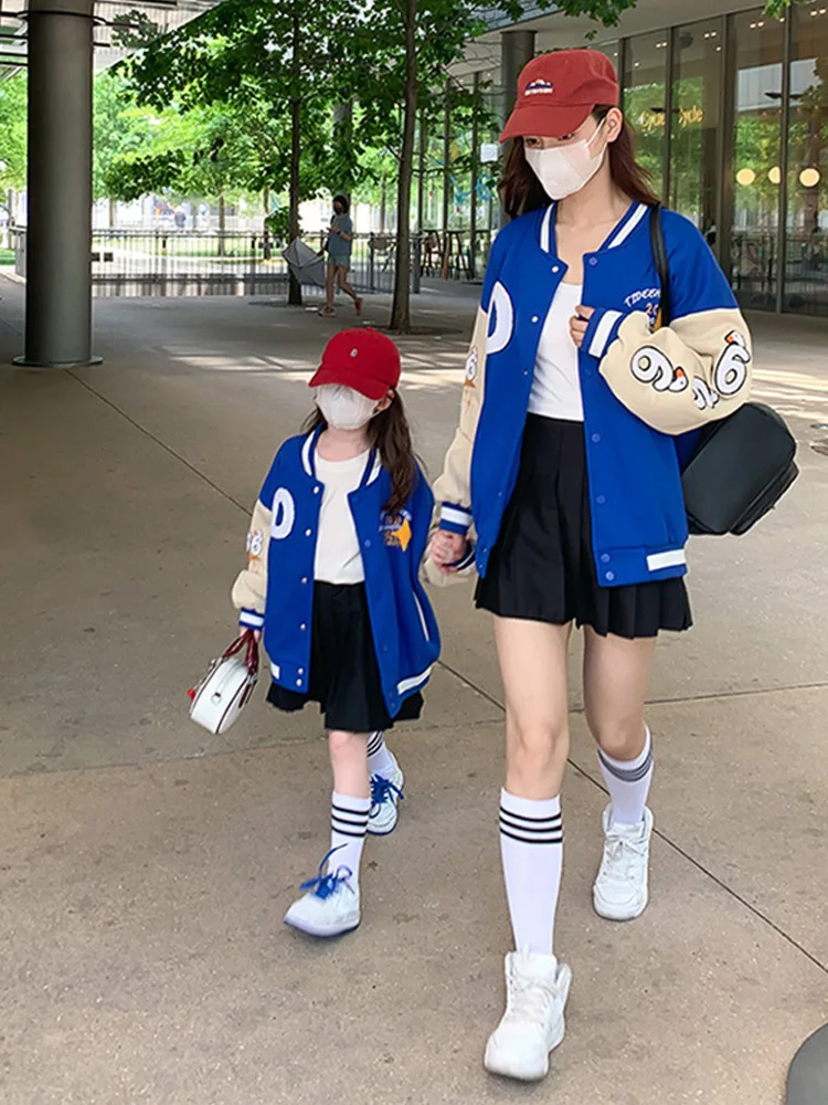 Parent-child Autumn Clothing New Girls Korean Style Foreign Coat Mother-child Mother-daughter Autumn Casual Baseball Uniform
Parent-child Autumn Clothing New Girls Korean Style Foreign Coat Mother-child Mother-daughter Autumn Casual Baseball Uniform