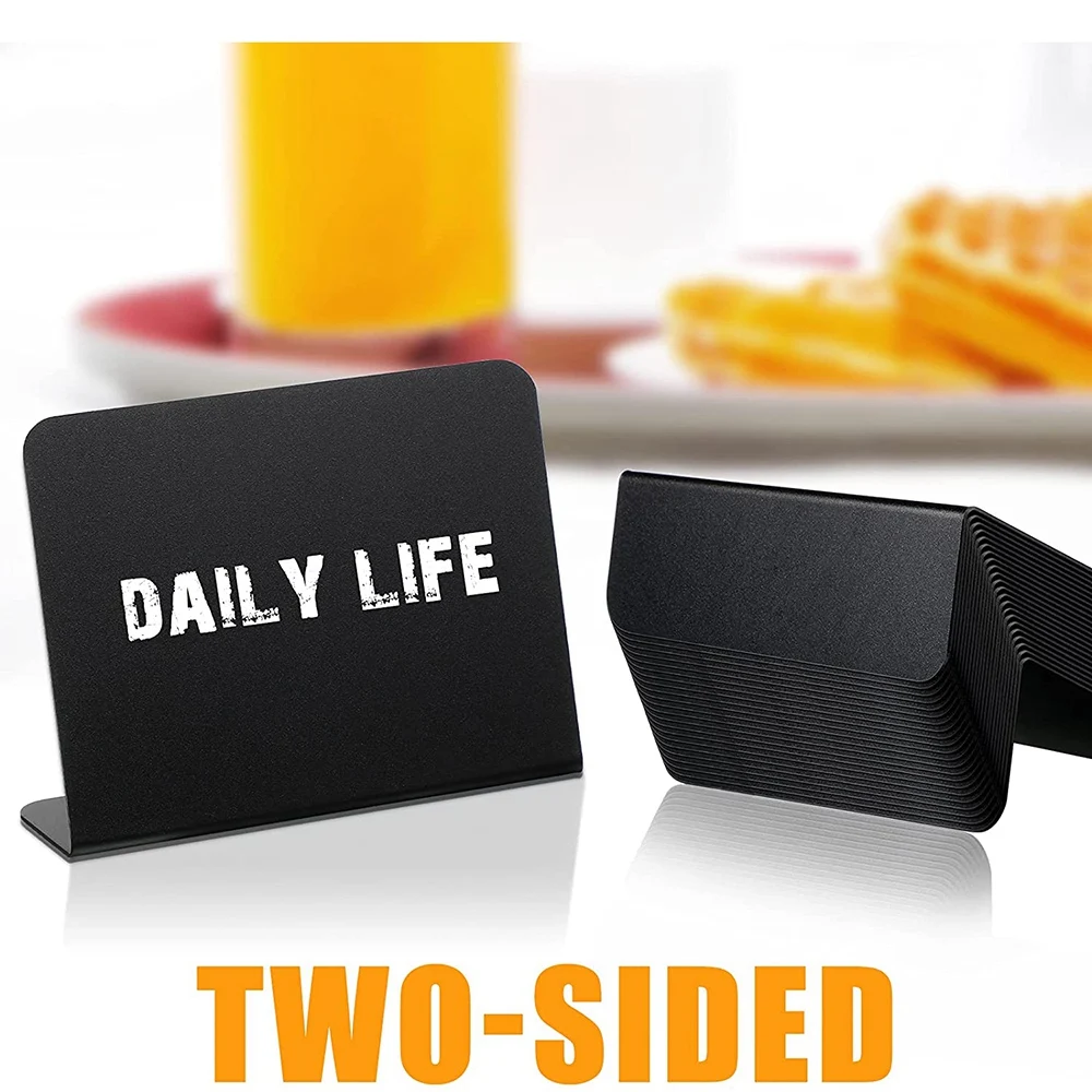 20 шт. 4x3 дюйма мини-доска для стола палатка знак доска бирки буфета этикетка еды