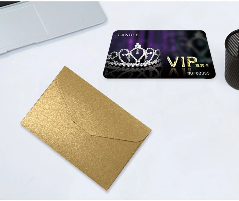Custom Small Size Vip Card Envelopes Paper Christmas Cards Mini Beautiful Gift Card Color Envelope