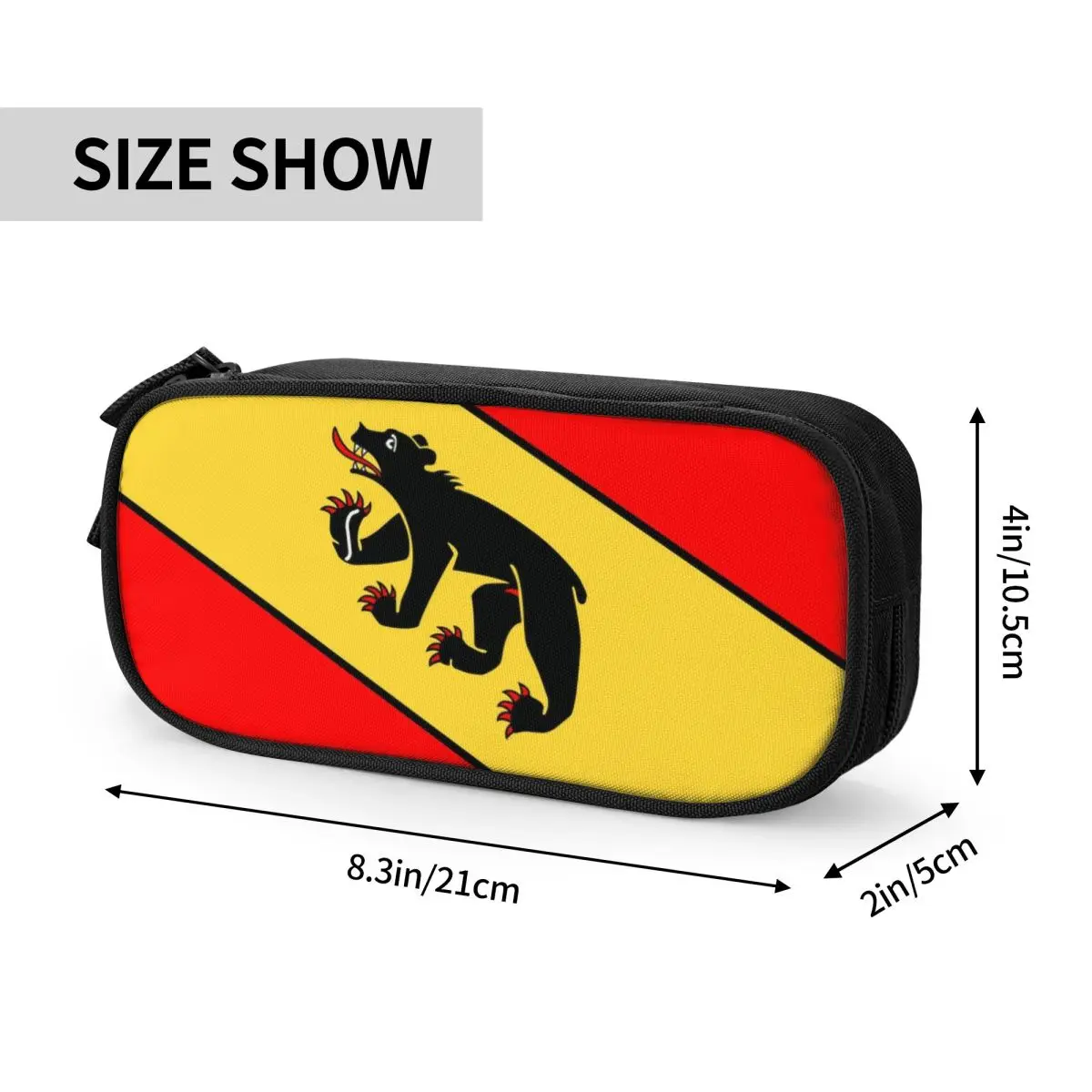 Индивидуальный милый карандаш с изображением Бернского медведя и Швейцарского