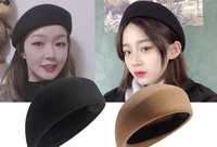 high quality ladies beret wool hat simple fashion top hat painter hat newsboy hat all match casual octagonal hat size adjustable