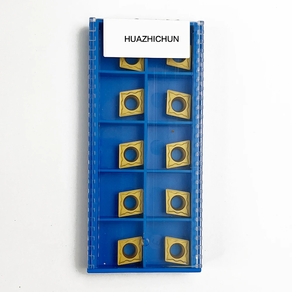 HUAZHICHUN CCMT09T304-GP GP1115 карбидные вставки Фрезерный инструмент