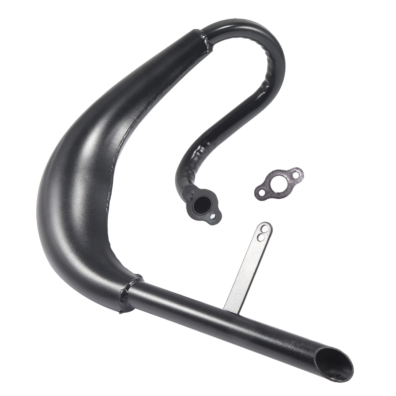 

sthus Exhaust Pipe Muffler For 2 Stroke F50 F60 F80 Motorized Bicycle Bike Overall Inseparable
