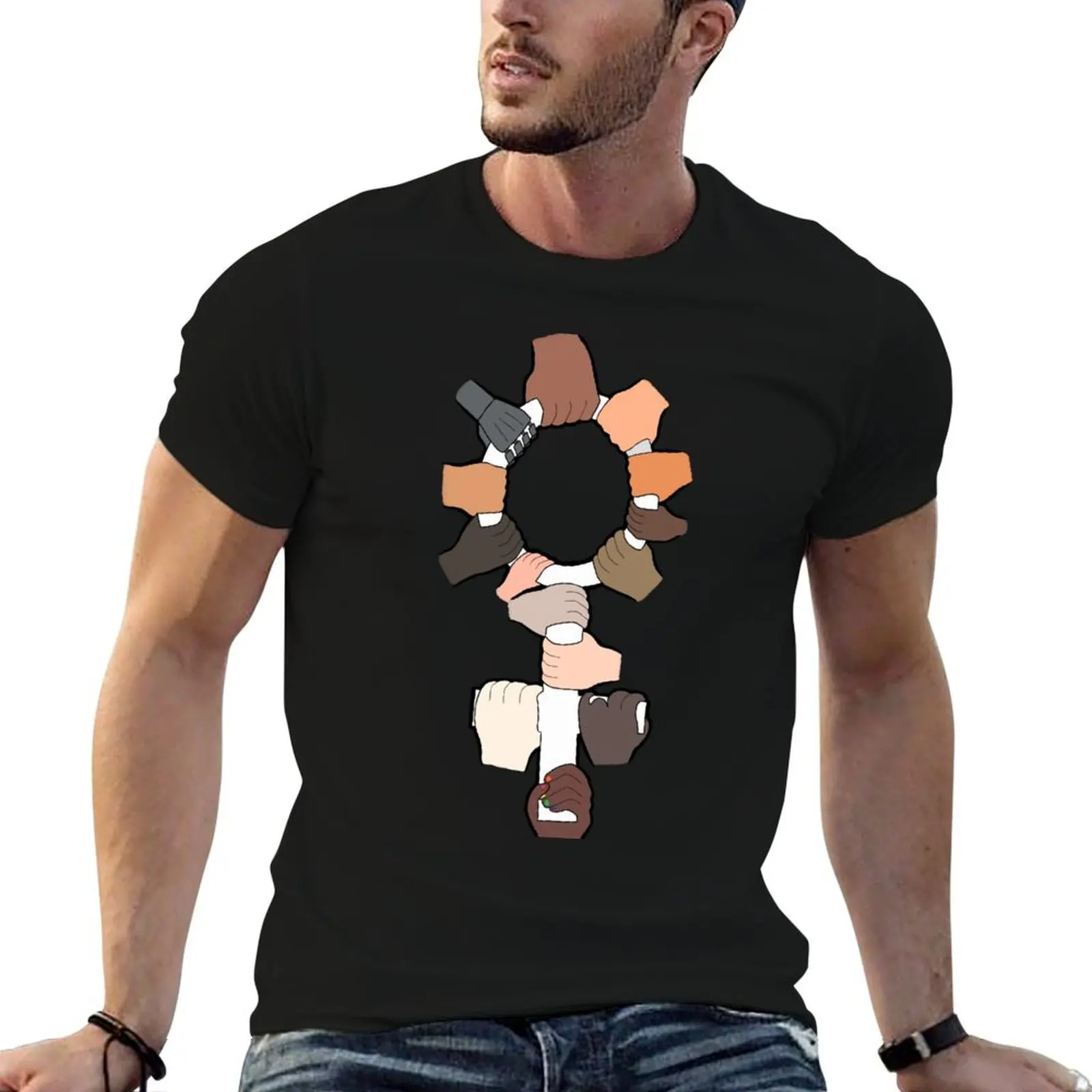 Фото Мужская футболка Intersectional Clear T-Shirt из 100% люксового хлопка №1