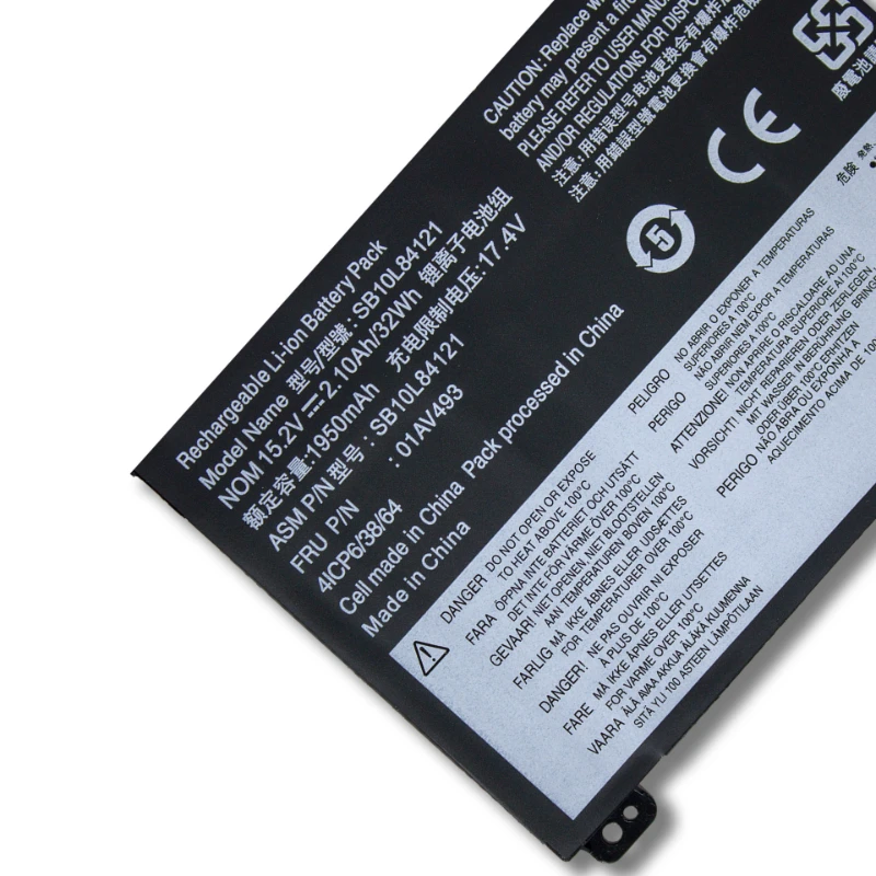 Фото Аккумулятор для ноутбуков Lenovo ThinkPad T570 T580 P52S P51S, артикул 01AV493 SB10L84121, замена батареи P/N SB10L84121 41CP6/38/64 №2