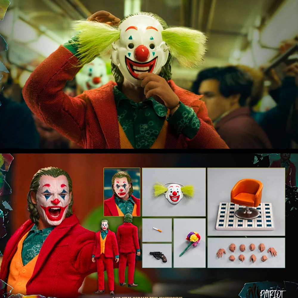 

In Stock The Patriot Studio 1/12 Men Soldier Arthur Clown Fleck 6 Inches Action Figure Model Deluxe for Fans Collection Toys