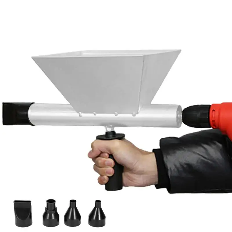 

Electric Mortar Grout Caulking Tool Cement Grout Mortar Applicator Electric Grouting Machine With 4 Nozzles Caulking Tool For