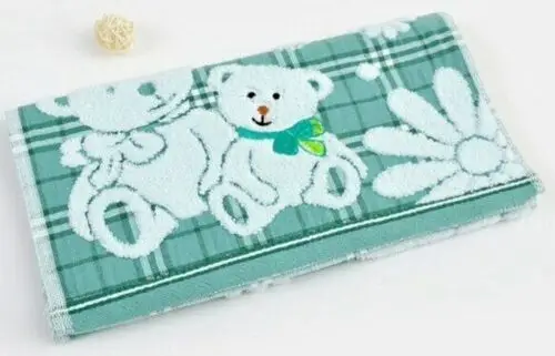 100% детское полотенце из чистого хлопка мягкое двухстороннее с милым мультяшным