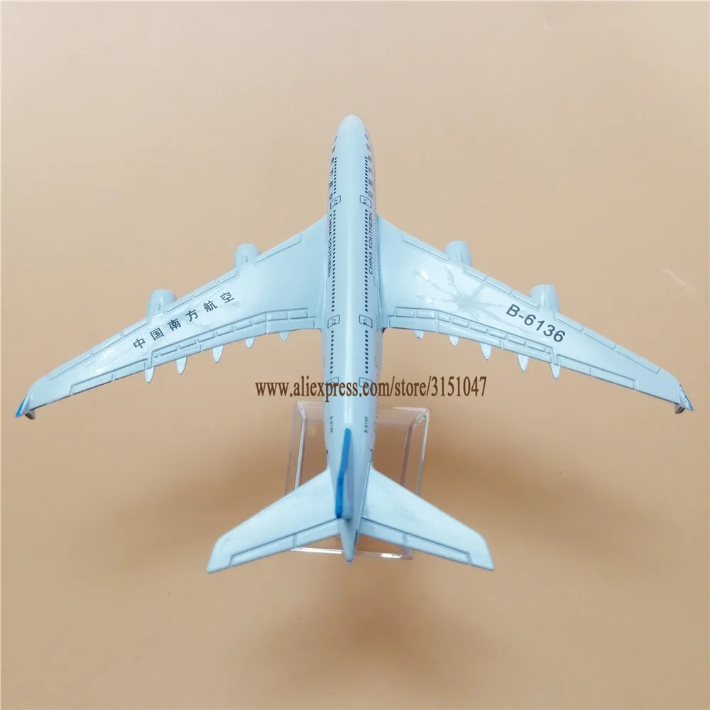 16cm Alloy Metal Air China Southern Airlines Plane Model Airbus 380 A380 Airways Airplane Aircraft Mode | Дом и сад