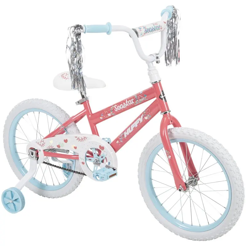 

18" Sea Star Girls' sidewalk Bike, Coral Pink Bicycle for kids US warehouse Free Shipping