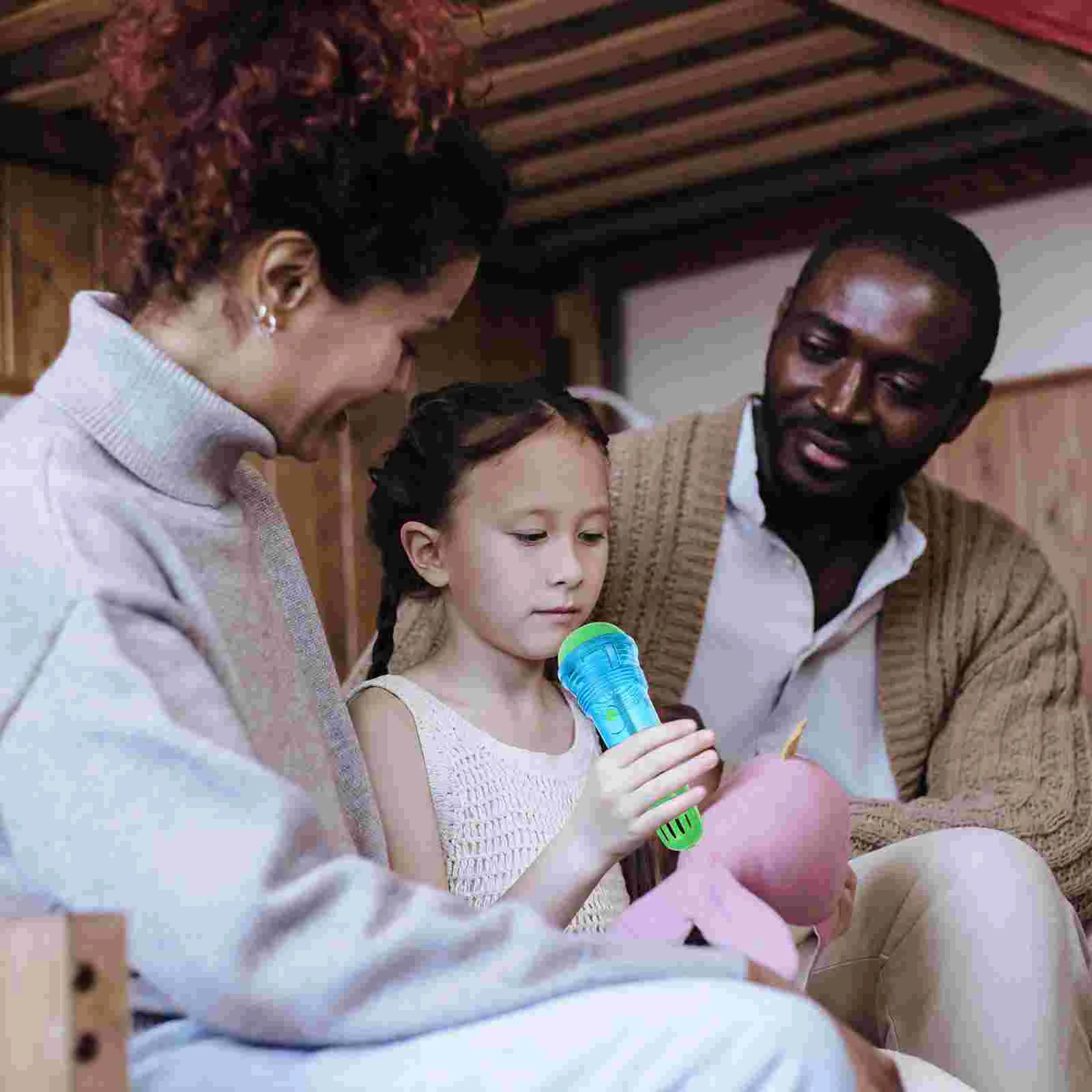 Игрушка-эхо-микрофон детская игрушка усиление голоса вспышка физический принцип