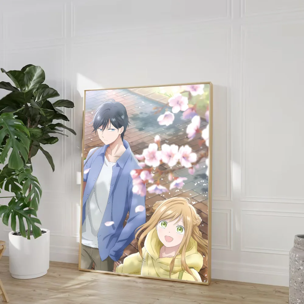 Аниме My Love Story Yamada Lv999 Винтажные Наклейки С Плакатами В Стиле Ретро Декор Для