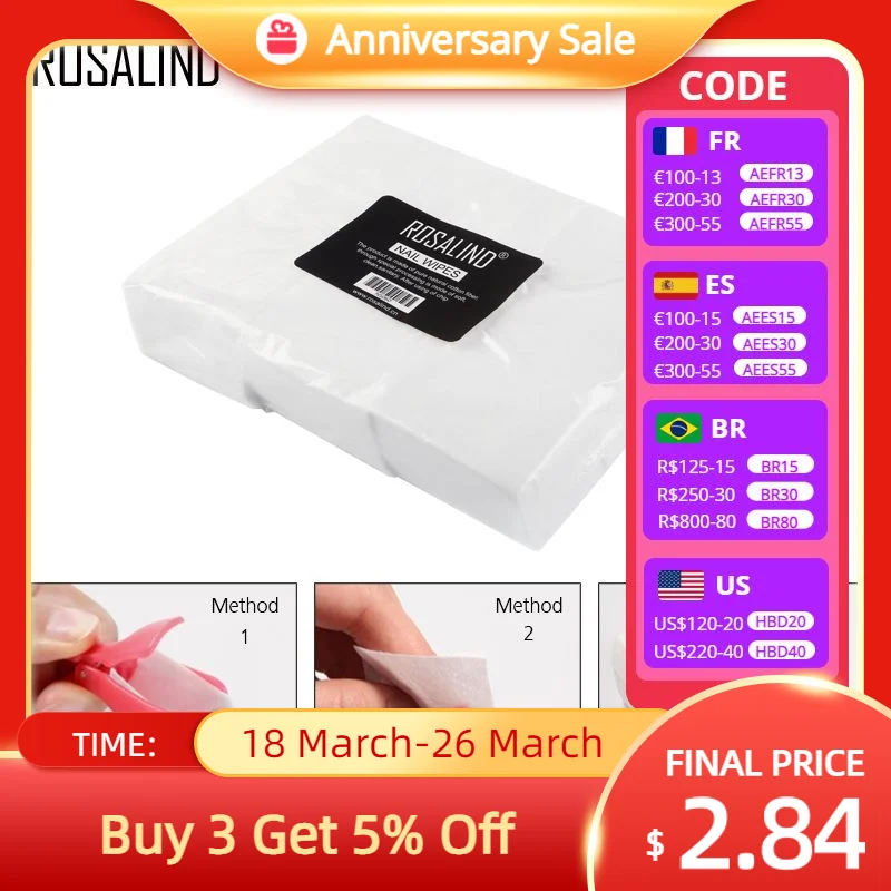 

900 шт./набор, безворсовые салфетки для снятия лака для ногтей