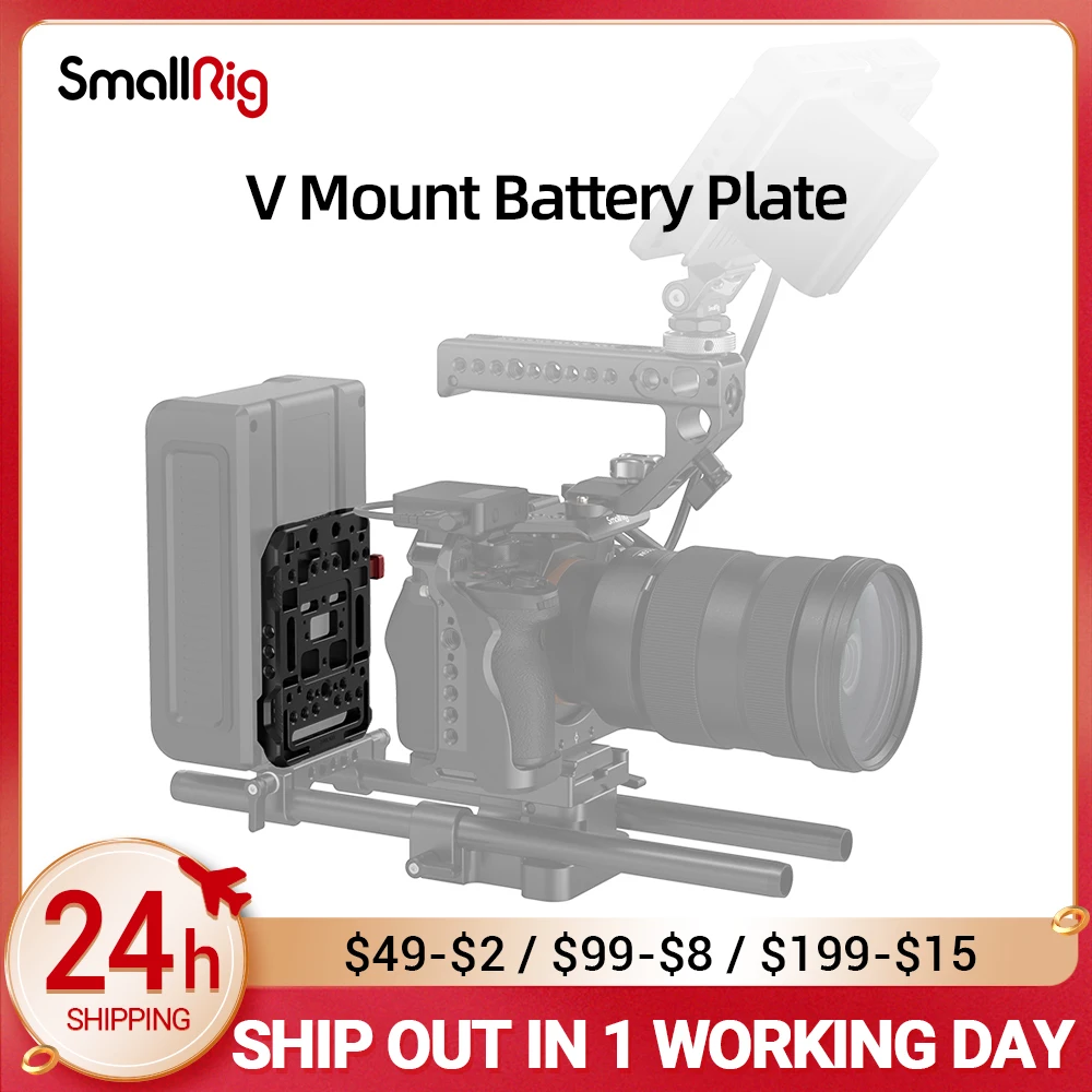 

SmallRig SMALLRIG V-LOCK Mount Battery Plate Quick Release Plate 2988