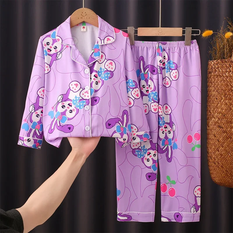 Пижамный комплект детский с длинным рукавом и изображением Микки Мауса