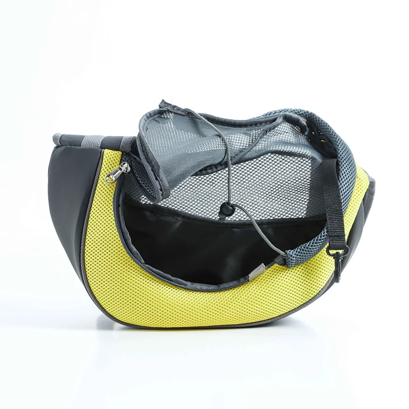 Outdoor Travel Safe Portable Carry Pet Bag Breathable Mesh Sling Shoulder Bag Carrier for Dogs Cats