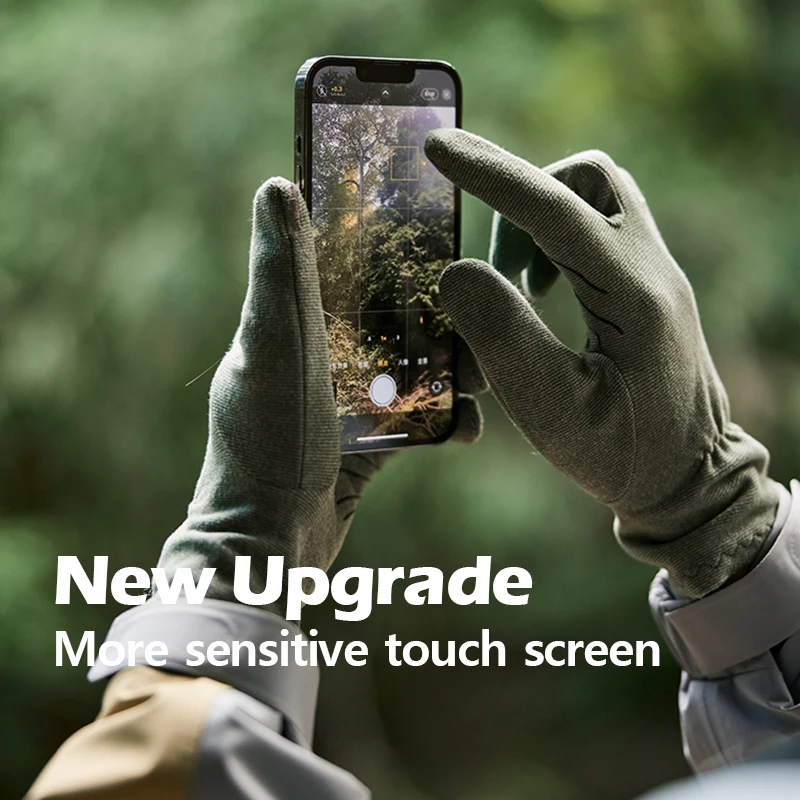 Naturehike зимние перчатки Dralon теплые сенсорные экраны велосипедные морозостойкие