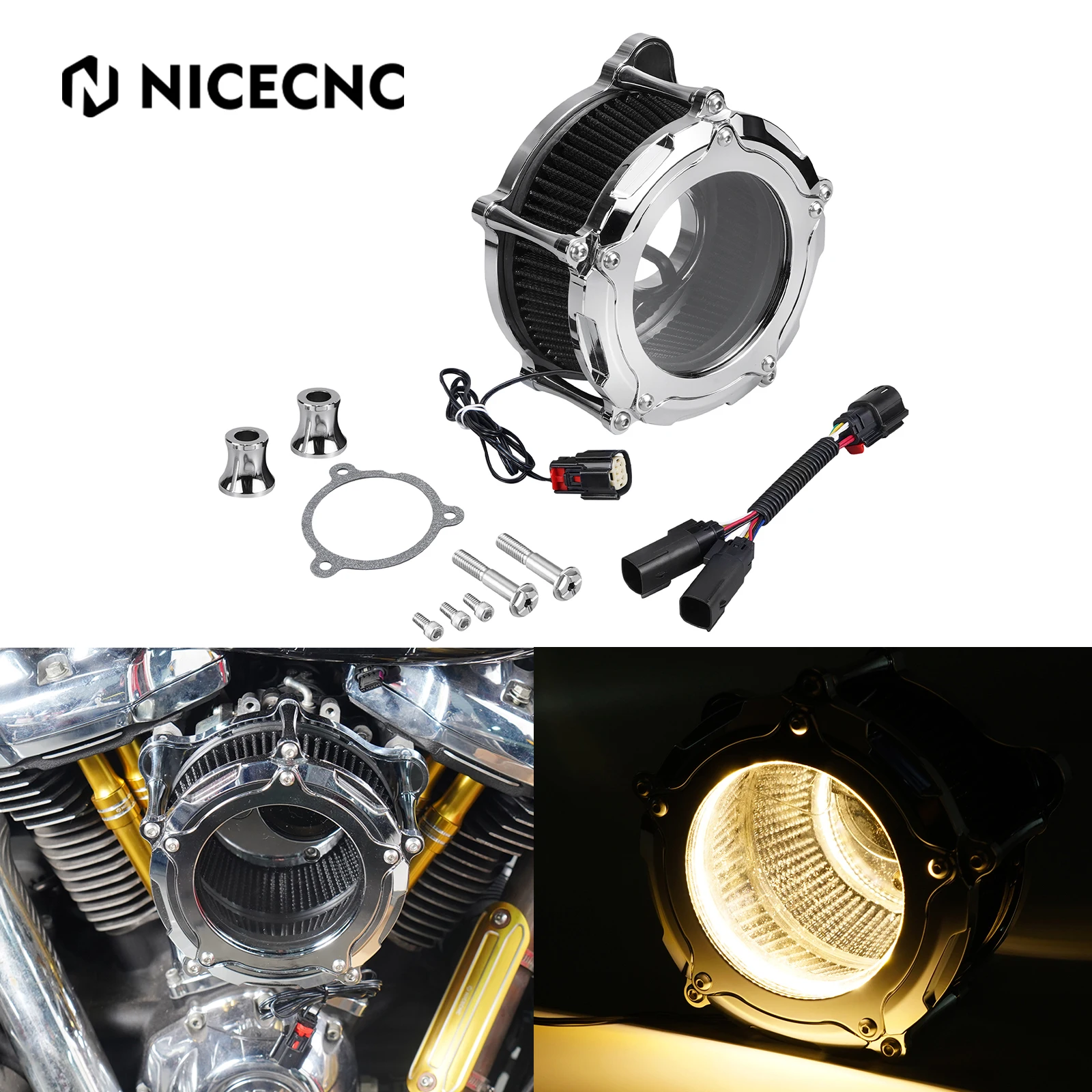 Воздушный фильтр для Harley Touring Road King Electra Glide Street Tri Ultra Limited CVO Freewheeler