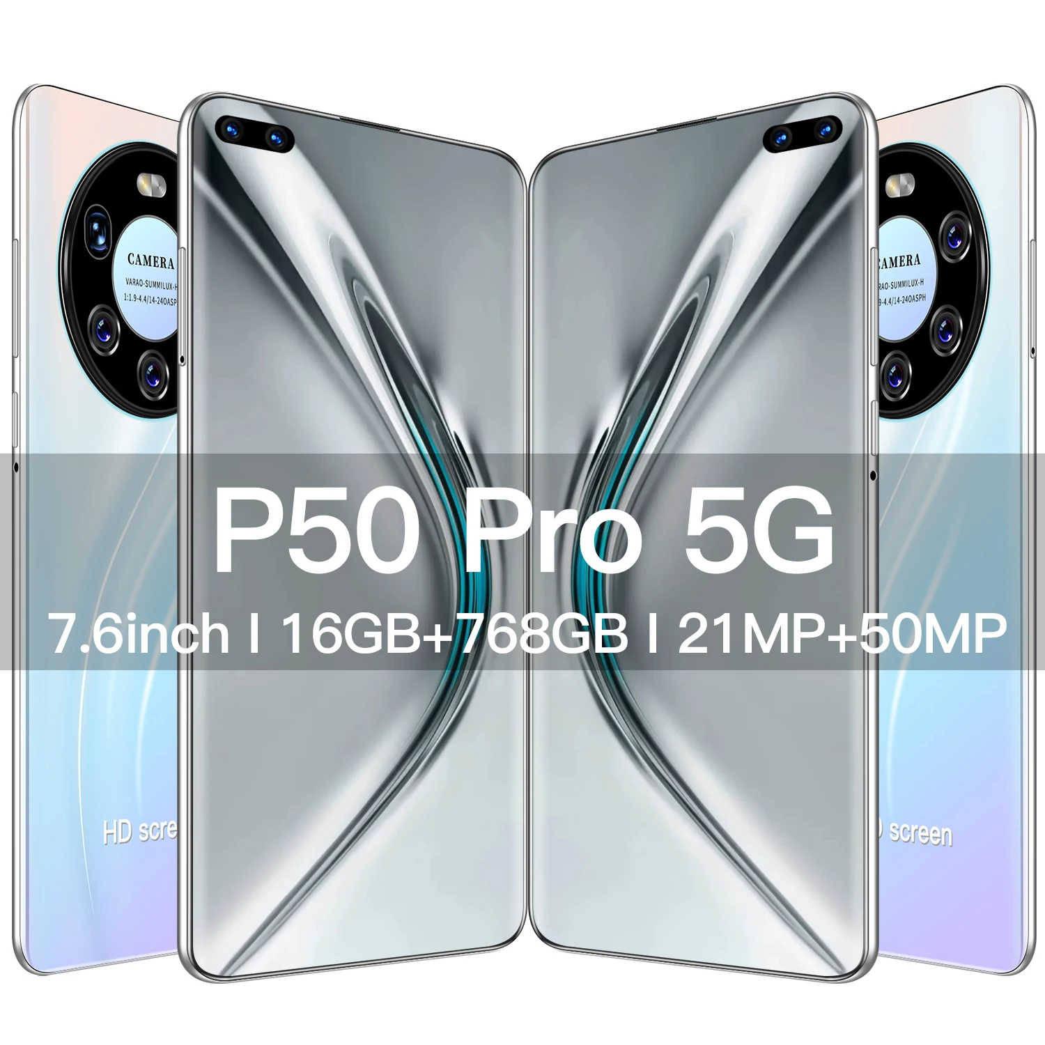 

2021 New Latest Smart Phone P 50 Pro 16Gb Ram 768Gb Rom Dual SIM Unlocked Smartphone Android 11.0 Deca Core 4G/5G Mobile Phones