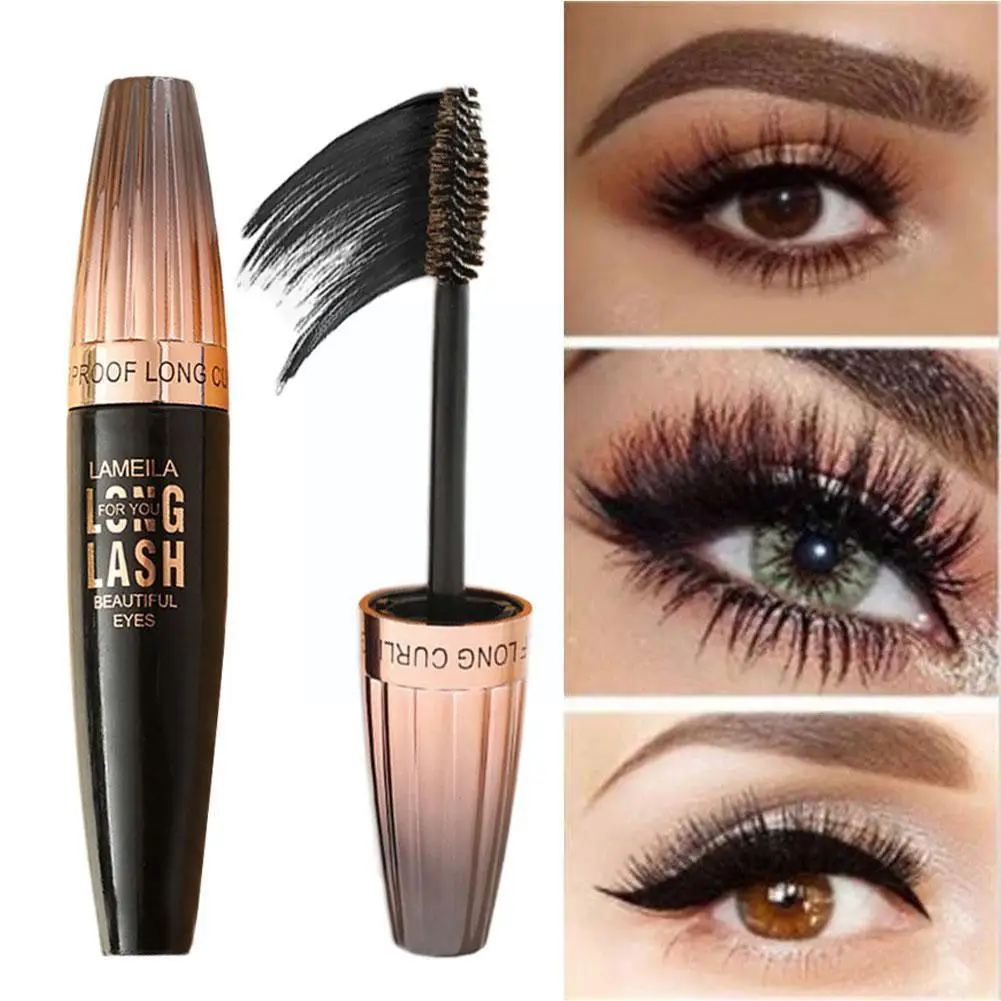 

1PC Lashes Mascara Long Lasting Extension Waterproof Eyelashes Mascara Fiber Lengthening Silk 4d New Eyelash Lash Bl K8p2