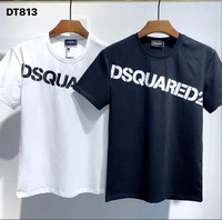 2022 hot dsquared2 hip hop short sleeve t shirt unisex couple summer loose plus size printing trend dt813