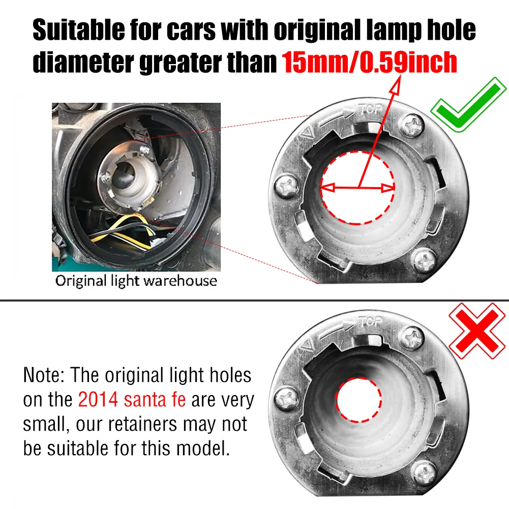 Оригинальные крепления для светодиодных фар H7 адаптер автомобильных KIA K3 K4 K5 K7