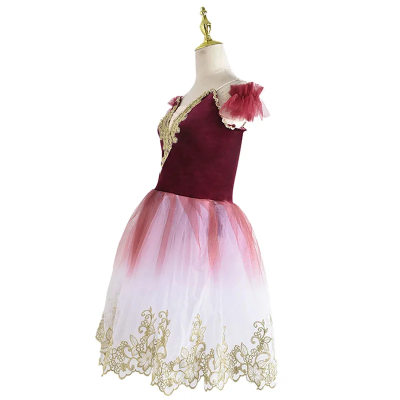 Professional Ballerina Ballet Tutu For Child Girls Adulto Dance Clothing Kids Vestido Figure Skating Dress Leotards