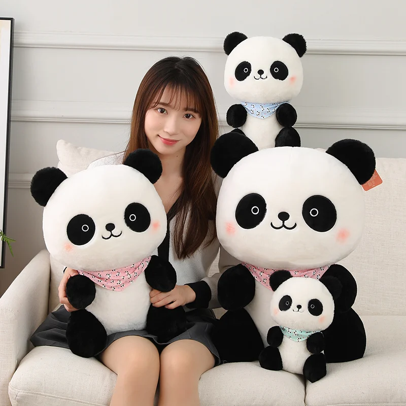 

1pc 21-50cm Cartoon Lovely Panda with Bamboo Stuffed Soft Animal Doll for Kids Baby Girls Kawaii Peluche Gift