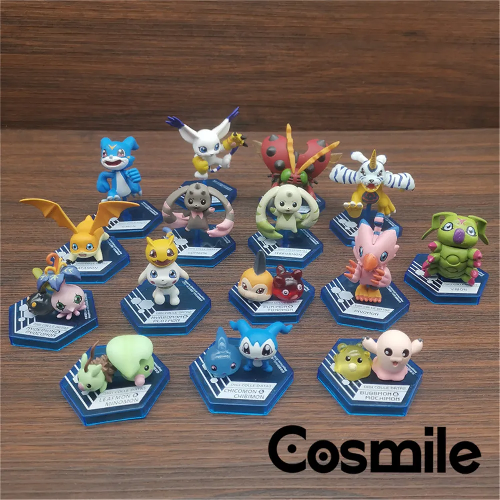 Digimon Приключения Цифровой Монстр V-mon Chibimon терьермон габумон плотмон фигурка