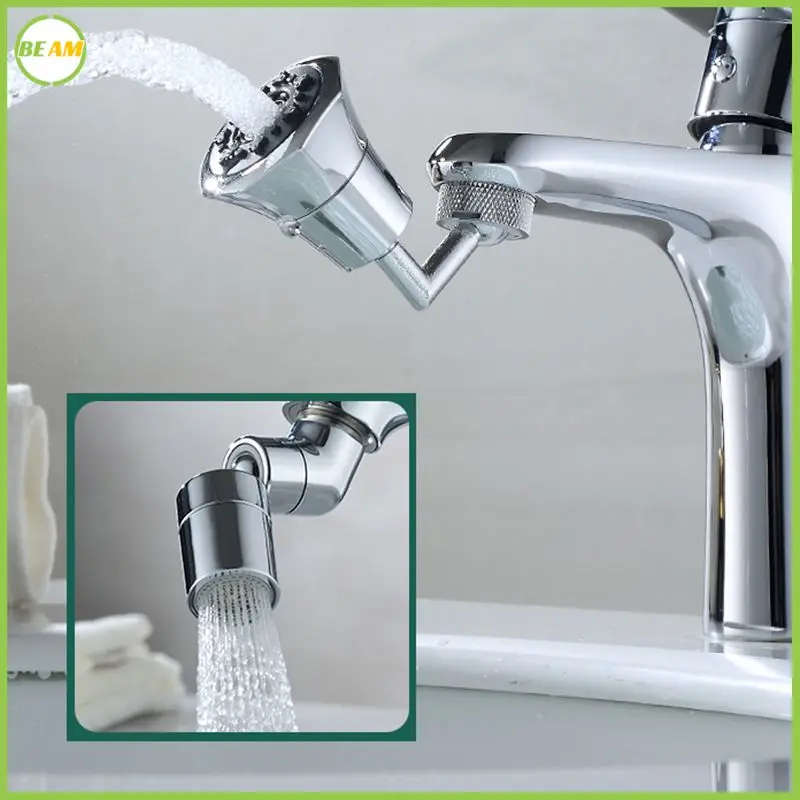 

720° Large-angle Rotatable Tap water Faucet Utensils For Kitchen Splash-proof Head Mixer Aerator Wash Basin And Vegetable Basin