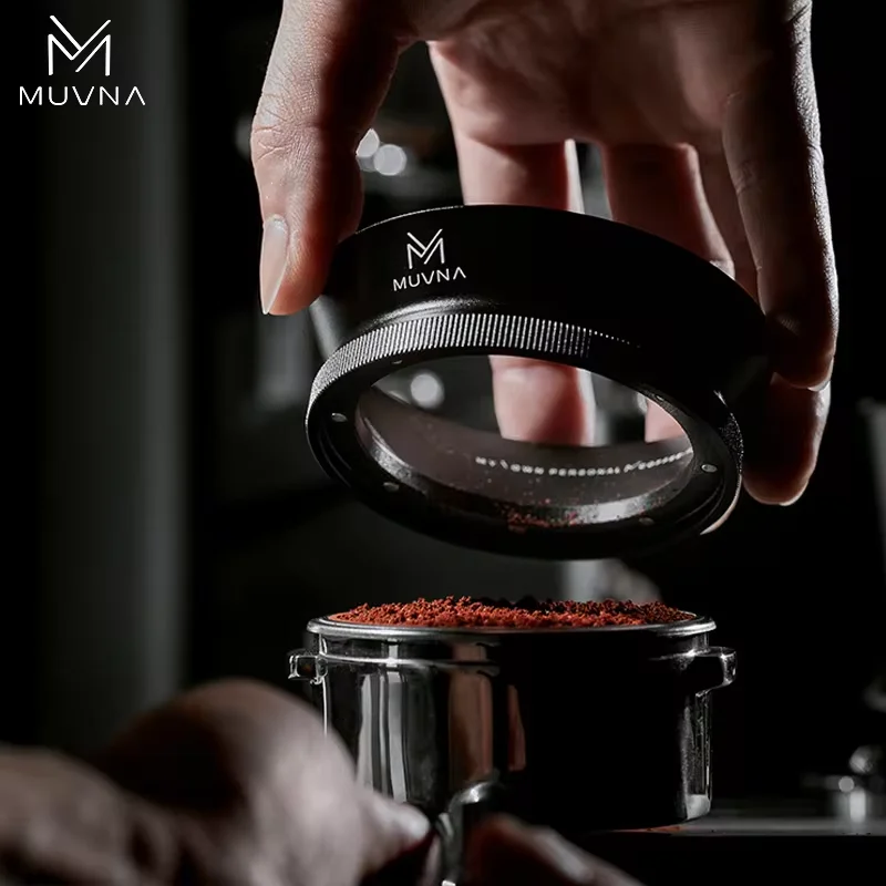 

Воронка для дозирования эспрессо MUVNA, воронка для портафильтра для кофе с 8 намагниченными сталью, совместимая с портафильтром 51/53/58 мм