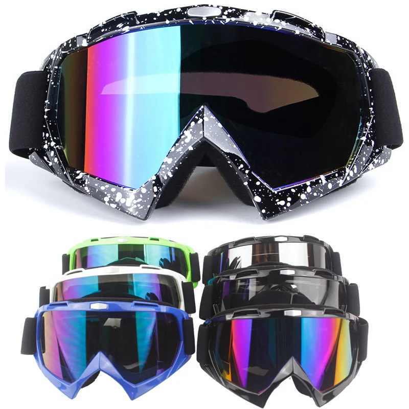 

Adult Motocross Goggles Motorcycle goggles Glasses ATV Clear Lens Ski Helmet Googles Off-road for Kawasaki Oculos Gafas